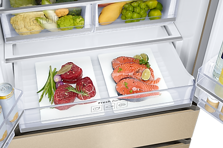 Холодильник Samsung RF50N5861FG, золотистый фото 6