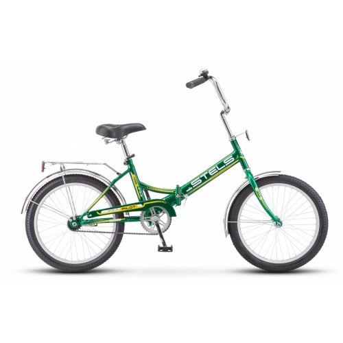 Городской велосипед STELS Pilot 410 20 Z011 (2018) Зеленый/желтый (требует финальной сборки)