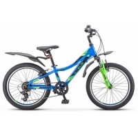 Подростковый горный велосипед STELS Pilot 260 Gent 20 V010 (2020) Синий/Зеленый (требует финальной сборки)