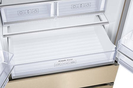 Холодильник Samsung RF50N5861FG, золотистый фото 4