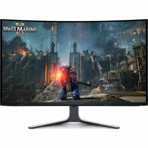 Монитор Dell 31.6" Alienware AW3225QF 1700R, QD OLED, UHD, 0,03ms, 240Hz, бежевый/чёрный
