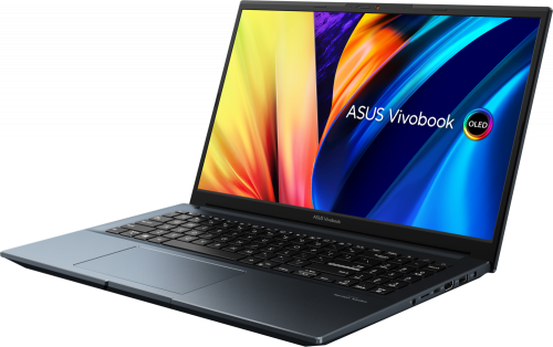 Ноутбук ASUS Vivobook Pro 15 M6500QC-L1123 1920x1080, AMD Ryzen 7 5800H 3.2 ГГц, RAM 16 ГБ, DDR4, SSD 1 ТБ, NVIDIA GeForce RTX 3050, DOS, 90NB0YN1-M007F0, синий