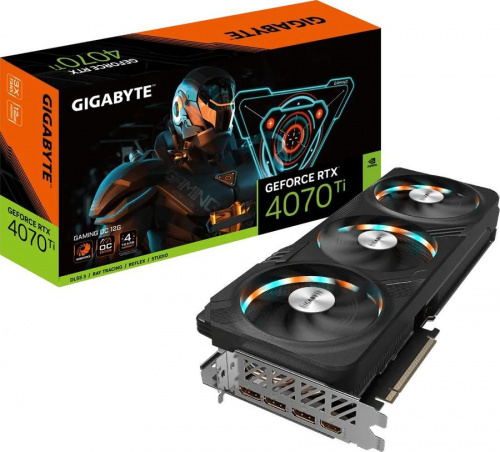 Видеокарта GIGABYTE GeForce RTX 4070 Ti GAMING OC 12GB (GV-N407TGAMING OC-12GD), Retail фото 8