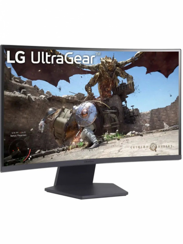 Монитор LG 27GS60QC-B 27" Black (VA, изогнутый, 2560x1440, 180Hz, 1 ms, 178°/178°, 300 cd/m, 3000:1, +2хHDMI 2.0, +DisplayPort 1.4)