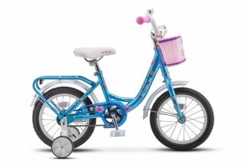 Детский велосипед STELS Flyte Lady 18 Z011 (2021) голубой (требует финальной сборки)
