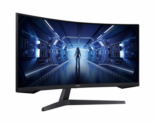 Монитор Samsung 34" Odyssey G55T LC34G55TWWPXEN Ultra WQHD VA LED 1ms 165Hz черный