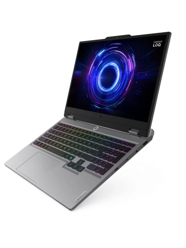 Ноутбук Lenovo LOQ 15IRX10, 15.6" (1920x1080) IPS 144 Гц/Intel Core i5-13450HX/16 ГБ DDR5/1024 ГБ SSD/NVIDIA GeForce RTX 5060 для ноутбуков (8 Гб)/Без системы, Серый (83JE00PQRK) фото 9