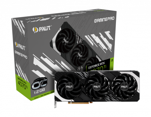 Видеокарта Palit GeForce RTX 4070 Ti GamingPro OC 12G (NED407TT19K9-1043A) фото 7