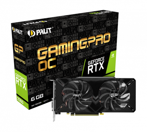 Видеокарта Palit GeForce RTX 2060 GamingPro OC 6GB NE62060T18J9-1062A фото 8