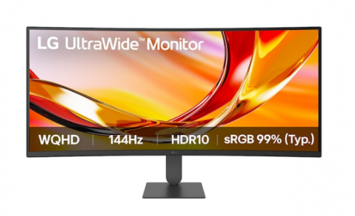 Монитор LG 34" 34U620B-B 1800R, 21:9, VA, UWQHD, 1ms, 300cd, 144Hz, 2xHDMI, DP, HAS фото 2