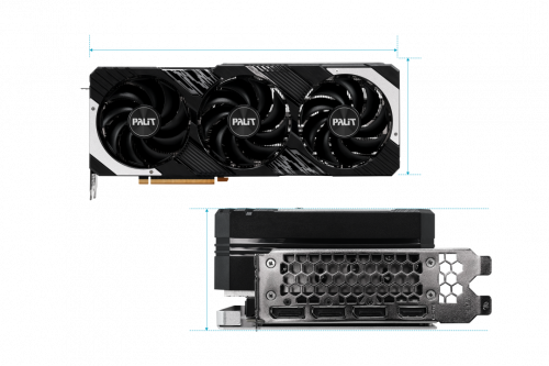 Видеокарта Palit GeForce RTX 4070 Ti GAMING PRO 12GB (NED407T019K9-1043A) фото 12