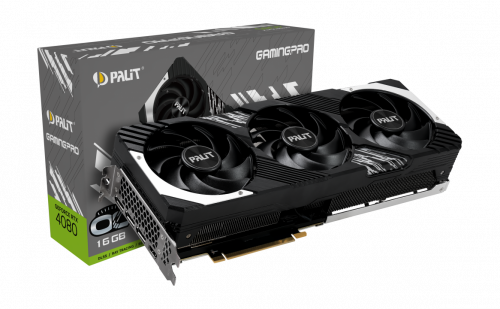 Видеокарта Palit GeForce RTX 4080 GamingPro OC, NED4080T19T2-1032A фото 4