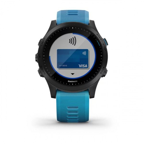 Умные часы Garmin Forerunner 945 комплект HRM Wi-Fi NFC 47 мм , синий фото 12