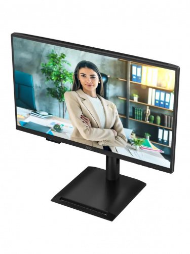Монитор AOC 24P4U 23.8" 1920x1080 WLED 16:9 IPS 300cd, 1500:1, 20M:1, 4ms, 178°/178°, VGA, HDMI, DP, USB hub: USB3.2x3, USB-B3.2, USB-C(15W), 120Hz, Speakers, Tilt, Height, Swivel, Pivot, Internal, VESA, Black, 3y фото 2