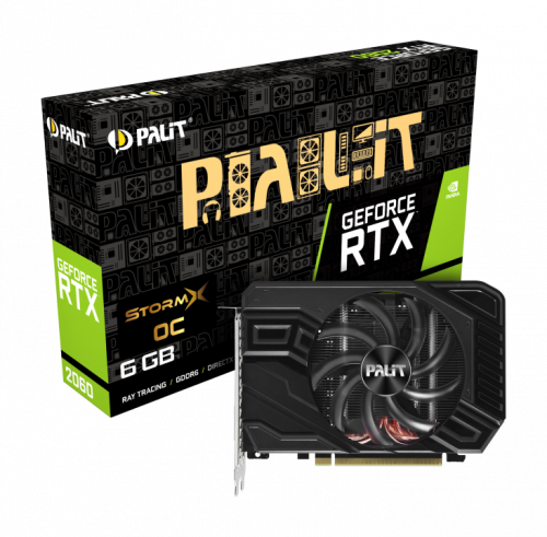 Видеокарта Palit GeForce RTX 2060 StormX OC 6GB NE62060S18J9-161F фото 6