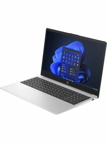 Ноутбук HP 255 G10, 15.6" (1920x1080) IPS/AMD Ryzen 5 7535U/16 ГБ DDR4/512 ГБ SSD/AMD Radeon Graphics/Без системы, Серебристый (CW0W9AT)