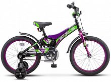 Детский велосипед STELS Jet 14 Z010 (2018) Черный/фиолетовый (требует финальной сборки)