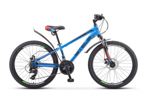 Подростковый горный велосипед STELS Navigator 400 MD 24 F010 (2019) 12" Синий/красный (требует финальной сборки)