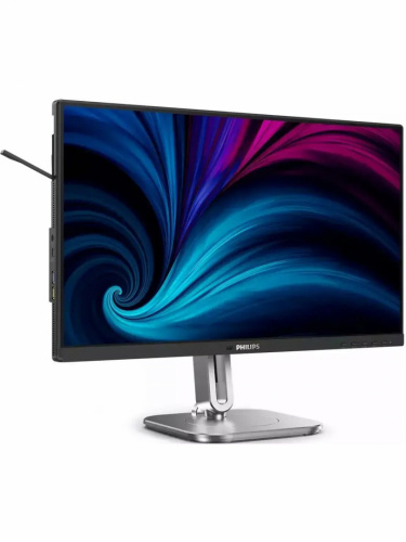 Монитор Philips 24B2U4301 23,8" 1920x1080, WLED, 16:9, IPS, 300cd, 1500:1, 4ms, 50M:1, 178/178, HDMI, DP, USB Hub, USB-C(PD100W), RJ45, Speakers, 120Hz, Tilt, HAS, Swivel, Pivot, Internal, VESA, Charcoal, 3y