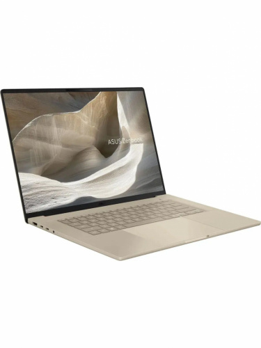 Ноутбук ASUS Zenbook A16 UX3607OA-SQ013W, 16" (2880x1800) OLED 120 Гц/Qualcomm Snapdragon X2 Elite Extreme X2E-94-100/48 ГБ LPDDR5X/1024 ГБ SSD/Qualcomm Adreno/Windows 11 Home, Бежевый (90NB17W1-M003T0)