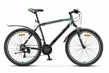 Горный (MTB) велосипед STELS Navigator 600 V 26 V020 (2019) Антрацитовый/зелёный