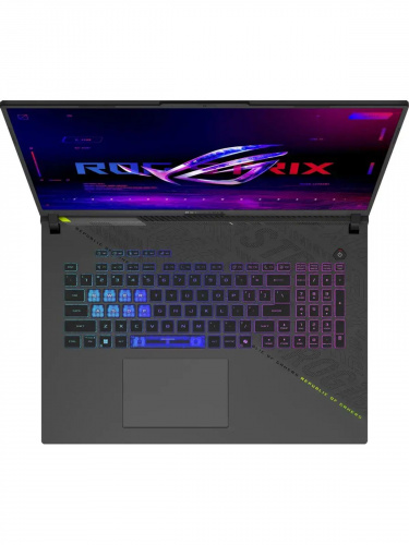 Ноутбук ASUS ROG Strix G18 G814PM-S8074, 18" (1920x1200) IPS 144 Гц/AMD Ryzen 9 8940HX/16 ГБ DDR5/1024 ГБ SSD/NVIDIA GeForce RTX 5060 для ноутбуков (8 Гб)/Без системы, Серый (90NR0L29-M003Y0) фото 10