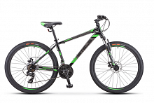 Горный (MTB) велосипед STELS Navigator 500 MD 26 F010 (2019) Чёрный/зелёный
