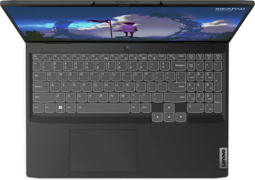 Ноутбук игровой Lenovo IP Gaming 3 16IAH7, 16", IPS, Intel Core i7 12700H 2.3ГГц, 14-ядерный, 16ГБ DDR4, 1ТБ SSD, NVIDIA GeForce RTX 3060 для ноутбуков - 6 ГБ, без операционной системы, серый фото 2