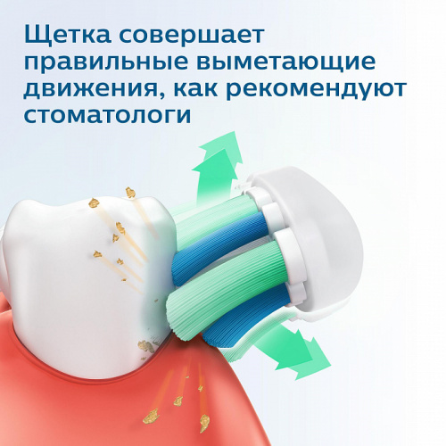 Электрическая зубная щетка Philips Sonicare 3100 HX3673, белый фото 7