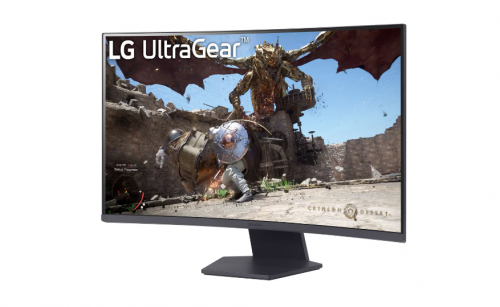 Монитор LG 31,5" 32GS60QC-B 1000R, 16:9, VA, QHD, 1ms, 300cd, 180Hz, HDMI, DP фото 3