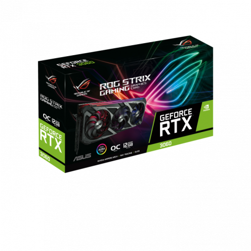 Видеокарта ASUS ROG Strix GeForce RTX 3060 OC Edition 12 GB ROG-STRIX-RTX3060-O12G-GAMING, Retail фото 12