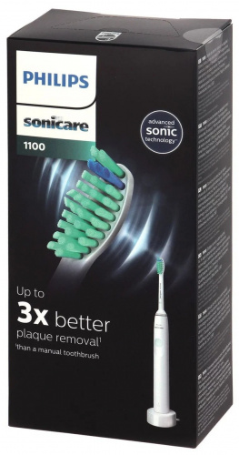 Звуковая зубная щетка Philips Sonicare 1100 Series HX3641/11, мятный фото 3
