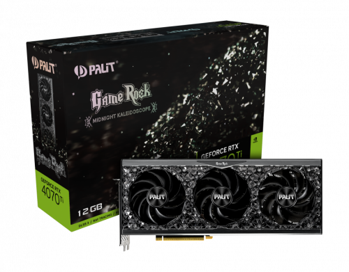 Видеокарта Palit GeForce RTX 4070 Ti GameRock 12G (NED407T019K9-1045G) фото 5