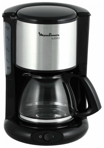 Кофеварка капельная Moulinex FG360830, черный/серебристый фото 3
