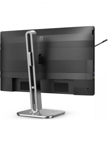Монитор Philips 24B2U4301 23,8" 1920x1080, WLED, 16:9, IPS, 300cd, 1500:1, 4ms, 50M:1, 178/178, HDMI, DP, USB Hub, USB-C(PD100W), RJ45, Speakers, 120Hz, Tilt, HAS, Swivel, Pivot, Internal, VESA, Charcoal, 3y фото 3