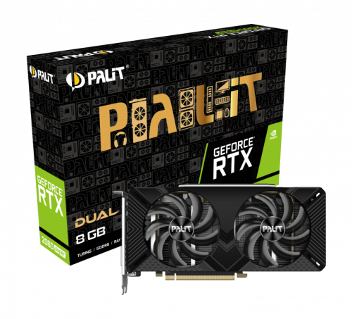 Видеокарта Palit GeForce RTX 2060 SUPER DUAL 8GB NE6206S018P2-1160A фото 6