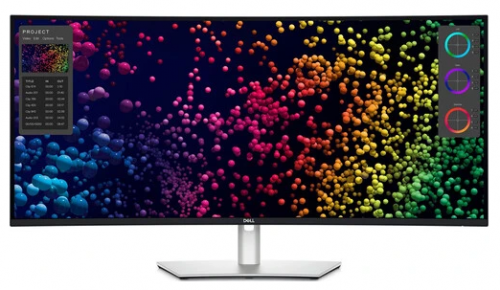 Монитор Dell 39,7" U4025QW Curved 2500R, 21:9, IPS, 5K2K UW, 5ms, 450cd, 120Hz, HDMI, DP, USB, USB-C, Thunderbolt, LAN, SPK, HAS
