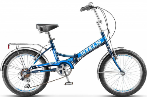 Городской велосипед STELS Pilot 450 20 Z011 (2019) Синий (требует финальной сборки)
