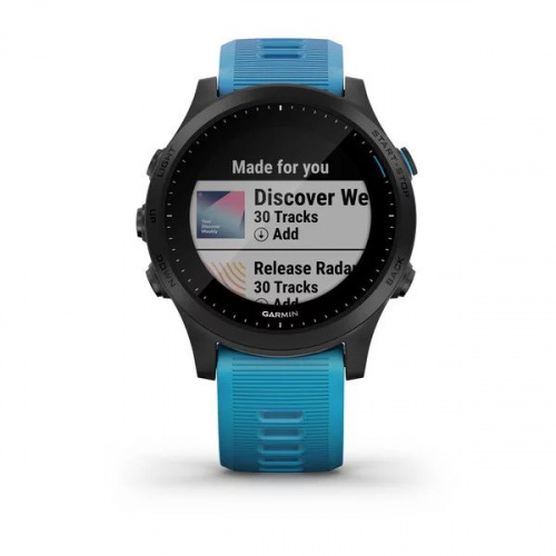 Умные часы Garmin Forerunner 945 комплект HRM Wi-Fi NFC 47 мм , синий фото 8