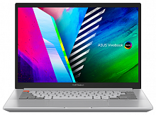 Ноутбук ASUS Vivobook Pro 14X OLED N7400PC-KM059 14" (2880x1800, Intel Core i5 3.1 ГГц, RAM 16 ГБ, SSD 512 ГБ, GeForce RTX 3050, без ОС), 90NB0U44-M01450, серебристый