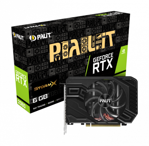 Видеокарта Palit GeForce RTX 2060 StormX 6GB NE62060018J9-161F фото 6