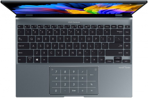 Ноутбук ASUS Zenbook 14X OLED UX5401EA-KN221W 2880x1800, Intel Core i5 1135G7 2.4 ГГц, RAM 16 ГБ, SSD 1 ТБ, Intel Iris Xe Graphics, Windows 11, 90NB0UQ1-M005U0, Pine Grey фото 4
