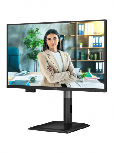 Монитор AOC 24P4U 23.8" 1920x1080 WLED 16:9 IPS 300cd, 1500:1, 20M:1, 4ms, 178°/178°, VGA, HDMI, DP, USB hub: USB3.2x3, USB-B3.2, USB-C(15W), 120Hz, Speakers, Tilt, Height, Swivel, Pivot, Internal, VESA, Black, 3y фото 9