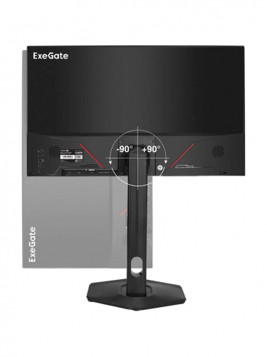 Монитор ExeGate 23.8" EH2400C ProSmart черный {IPS 1920x1080 100Hz 3-5ms 16:9 250cd 1000:1 178/178 AudioOut Speakers D-Sub HDMI DisplayPort HAS Pivot VESA} [EX300347RUS] фото 2