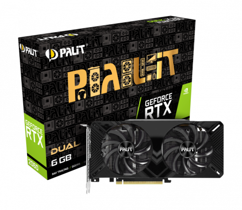 Видеокарта Palit GeForce RTX 2060 Dual 6GB NE62060018J9-1160A фото 10