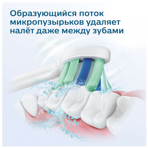 Звуковая зубная щетка Philips Sonicare 2100 Series HX3651, голубой фото 5
