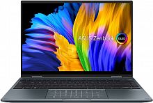 Ноутбук ASUS ZenBook 14 Flip OLED UP5401EA-KN044T 2880x1800, Intel Core i5 1135G7 2.4 ГГц, RAM 8 ГБ, SSD 512 ГБ, Intel Iris Xe Graphics, Windows 10 Home, 90NB0V41-M00780, серый