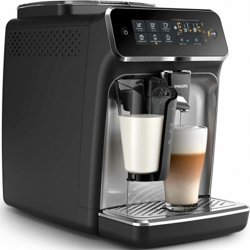 Кофемашина Philips EP3246/70 Series 3200 LatteGo, черный/серебристый фото 2