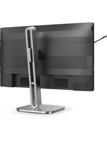Монитор Philips 24B2N4200 23,8" 1920x1080, WLED, 16:9, IPS, 300cd, 1500:1, 4ms, 178/178, VGA, HDMI, DP, USB Hub, Speakers, 120Hz, Tilt, HAS, Swivel, Pivot, Внутр, VESA, Black, 3y фото 3