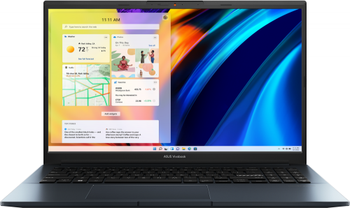 Ноутбук ASUS Vivobook Pro 15 M6500QC-L1123 1920x1080, AMD Ryzen 7 5800H 3.2 ГГц, RAM 16 ГБ, DDR4, SSD 1 ТБ, NVIDIA GeForce RTX 3050, DOS, 90NB0YN1-M007F0, синий фото 2